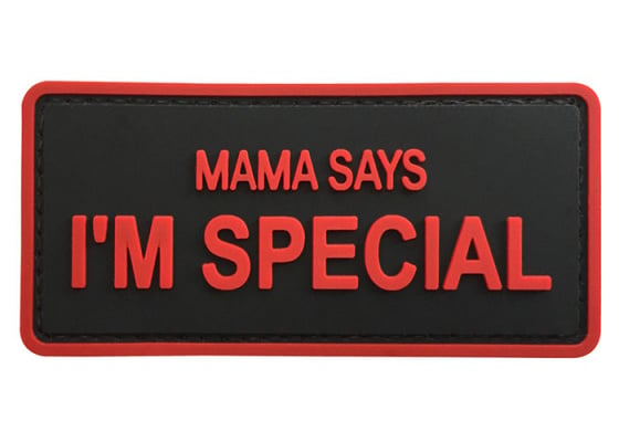 G-Force "Mama Says I'm Special" PVC Morale Patch ( Option )