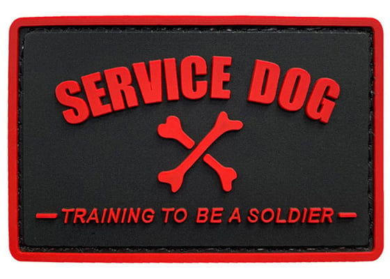 G-Force Service Dog Training to Be a Soldier PVC Morale Patch ( Option )