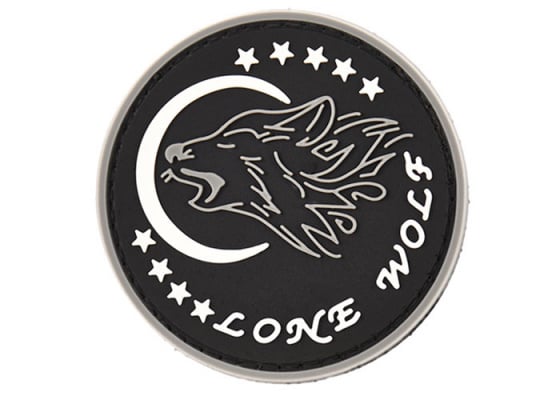 G-Force Lone Wolf PVC Morale Patch ( Black )