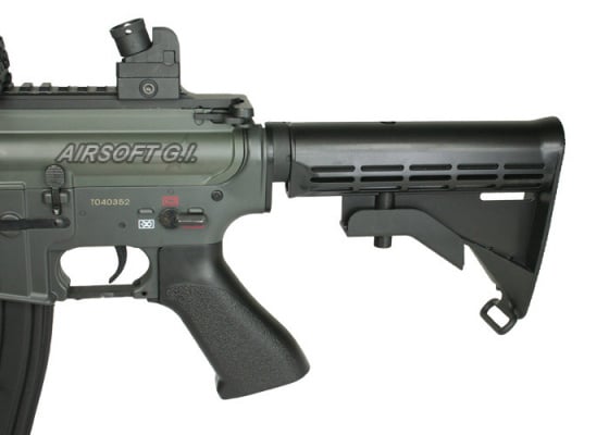 JG 614 AEG Airsoft Rifle w/ LE Stock ( Black )