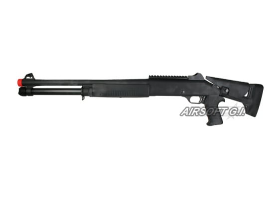 Echo 1 ATS Long Spring Airsoft Shotgun ( Black )