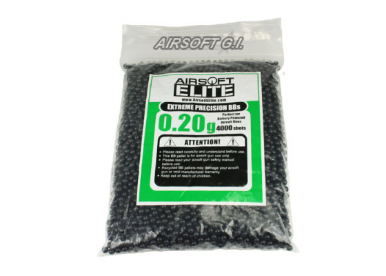 Airsoft Elite .20g 4000 ct. BBs ( Black )