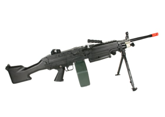 A&K M249 MKII AEG Airsoft LMG ( Black )