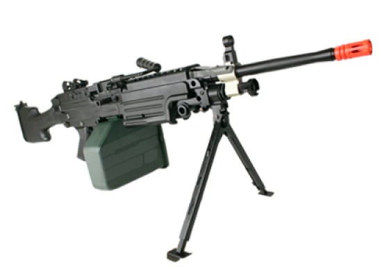 A&K M249 MKII AEG Airsoft LMG ( Black )