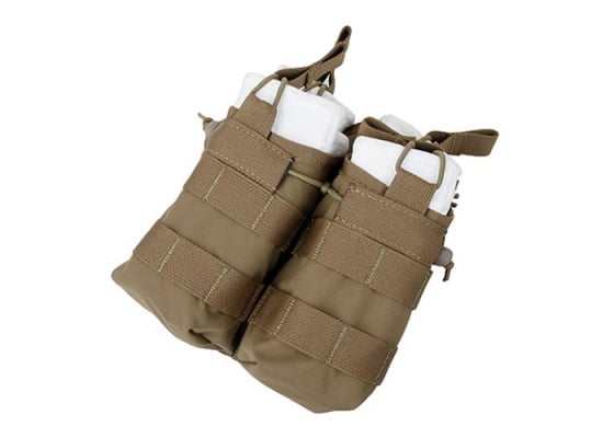 TMC Double Mag Pouch w/ Paracord Lacing ( Coyote Brown )