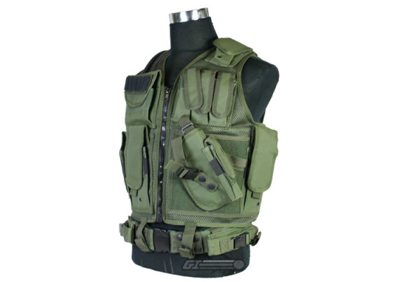 UTG 547 Law Enforcement Tactical Vest ( OD Green )