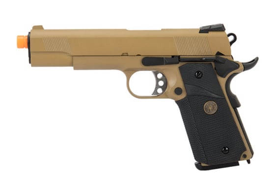 WE Tech 1911 Full Metal MEU Airsoft Gas Blowback Pistol ( Option )