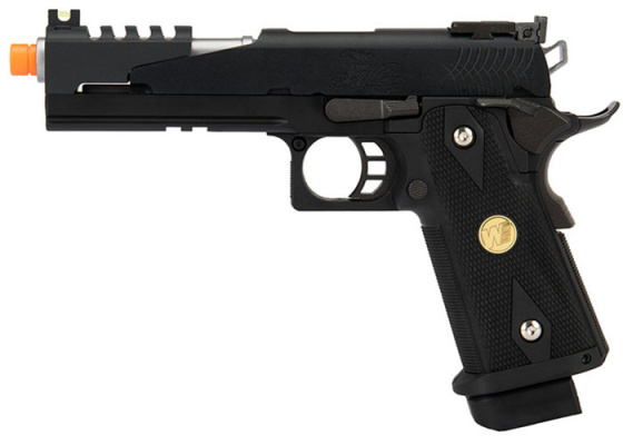 WE Tech Hi Capa 5.1 Dragon M1911 Gas Blowback Airsoft Pistol ( Black )