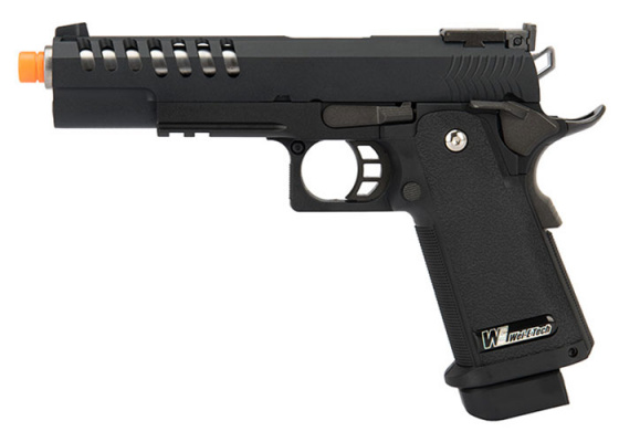 WE Tech 1911 Hi-Capa Hyper Strike Gas Blowback Airsoft Pistol ( Black )