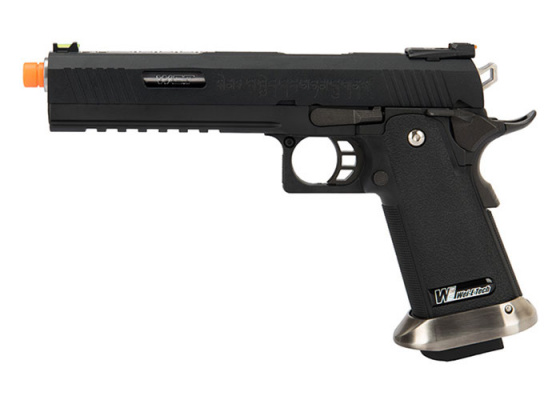 WE Tech 1911 Hi-Capa T-Tex Competition Gas Blowback Airsoft Pistol ( Tibetan Version / Black / Silver )