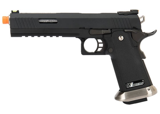 WE Tech Hi-Capa I-REX M1911 GBB Airsoft Pistol ( Black / Silver )