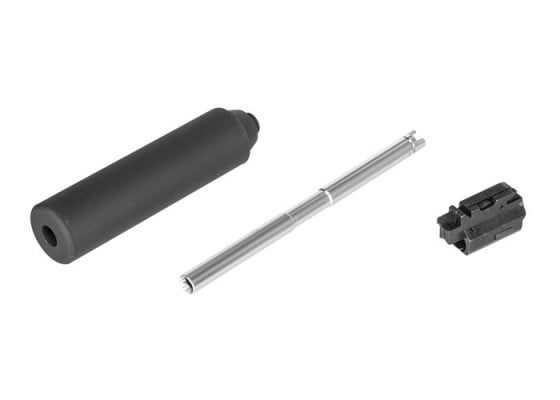 WE Tech God of War Silencer Kit for GBB Pistol ( Black )