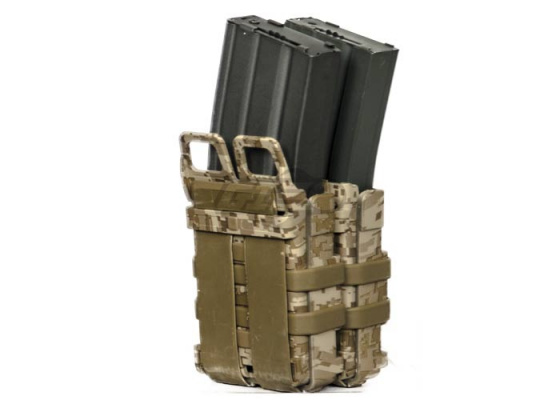 Emerson High Speed M4 / M16 Dual Mag Pouch ( Desert Digital )