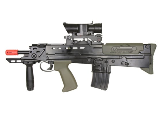 Ares L85 AFV Carbine AEG Airsoft Rifle ( Black / OD Green )