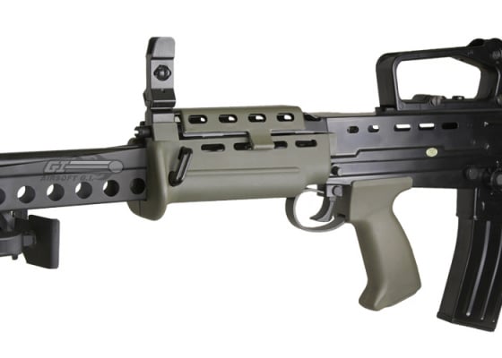 Ares L85 LSW AEG Airsoft LMG ( Black / OD Green )