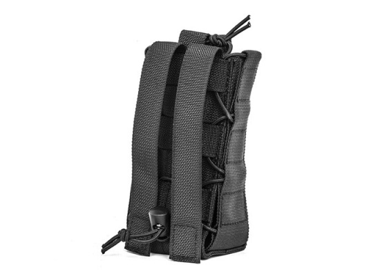 Lancer Tactical Nylon Pouch For Radio / Canteen ( Black )