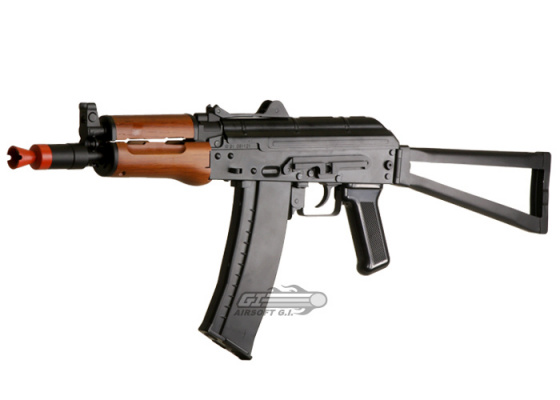 GHK Full Metal / Real Wood AK-74U GBB Airsoft Rifle