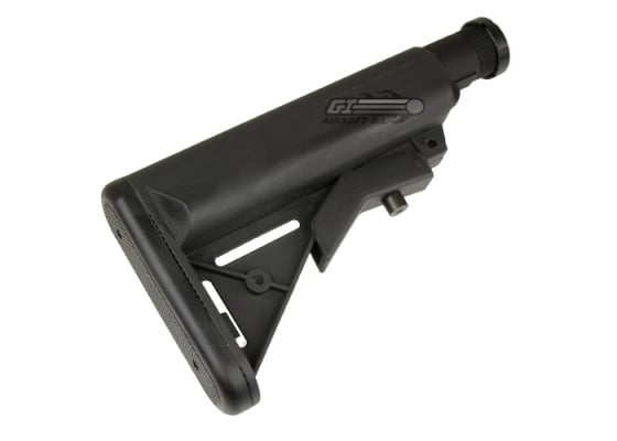 G&P Crane Stock w/ Buffer Tube for M4 / M16 AEG ( Black )