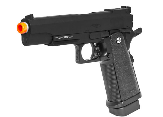 JG 1911 Hi-Capa Metal Slide Spring Airsoft Pistol ( Black )