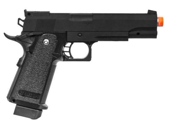 JG 1911 Hi-Capa Metal Slide Spring Airsoft Pistol ( Black )