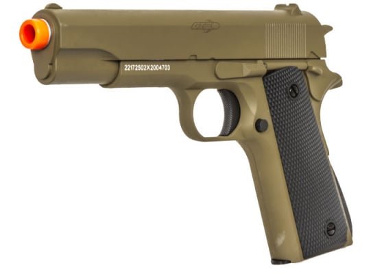 JG 1911 Spring Airsoft Pistol ( Black / Tan )