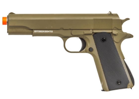 JG 1911 Spring Airsoft Pistol ( Black / Tan )