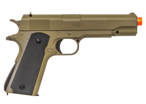 JG 1911 Spring Airsoft Pistol ( Black / Tan )