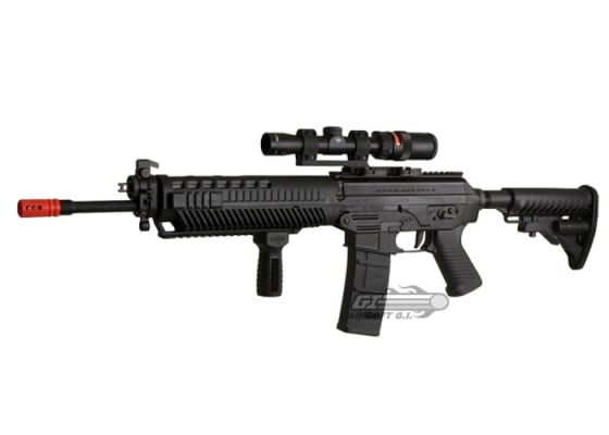 King Arms Full Metal Blow Back SIG 556 Holo AEG Airsoft Rifle