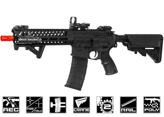 Lancer Tactical Elite MMC LT101BL M4 10.5" Carbine AEG Airsoft Rifle Low FPS Package ( Option )