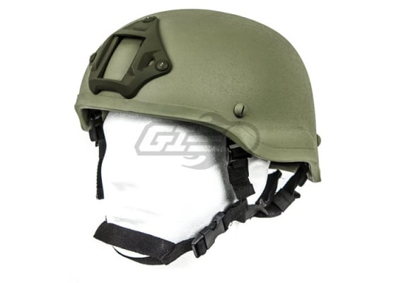 Lancer Tactical MICH 2002 Helmet w/ NVG Mount ( Foliage )