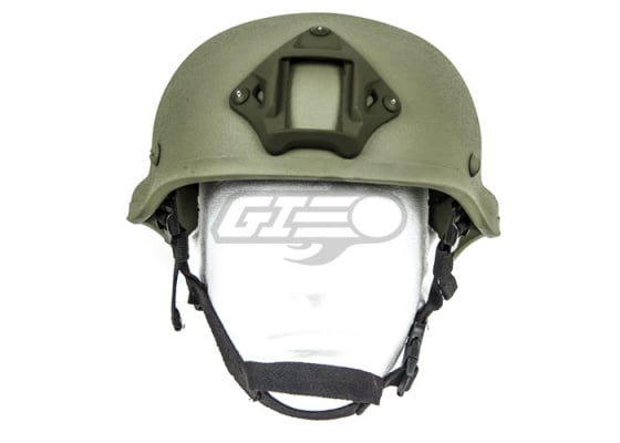 Lancer Tactical MICH 2002 Helmet w/ NVG Mount ( Foliage )