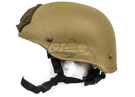 Lancer Tactical MICH 2002 Helmet w/ NVG Mount ( Flat Dark Earth )