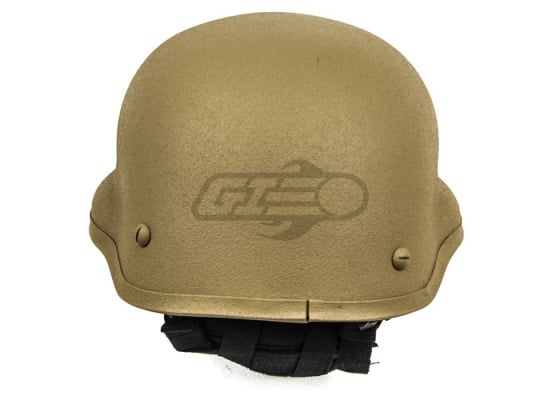 Lancer Tactical MICH 2002 Helmet w/ NVG Mount ( Flat Dark Earth )