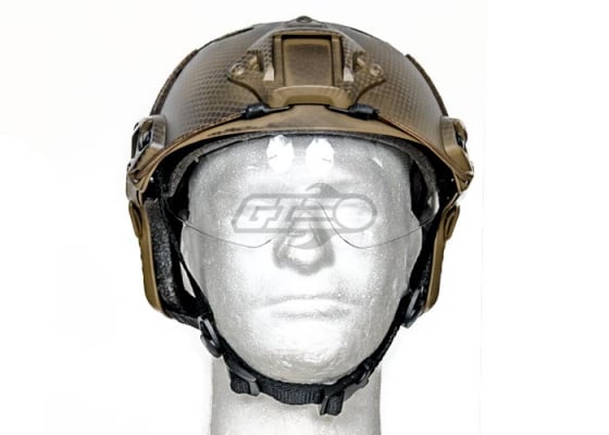 Lancer Tactical PJ Type Basic Version Helmet w/ Retractable Visor ( Navy SEAL )