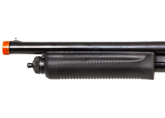 PPS M870 Retractable Stock Shell Ejecting Gas Airsoft Shotgun ( Black )