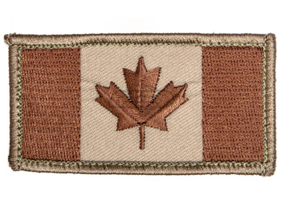 Mil-Spec Monkey Canadian Flag Patch ( Desert )