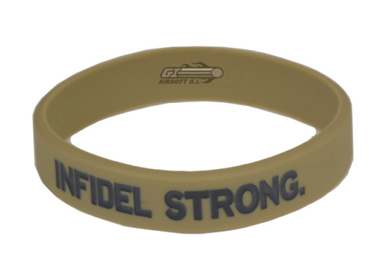 MM Infidel Strong Band ( Desert w/ Grey Text ) Medium