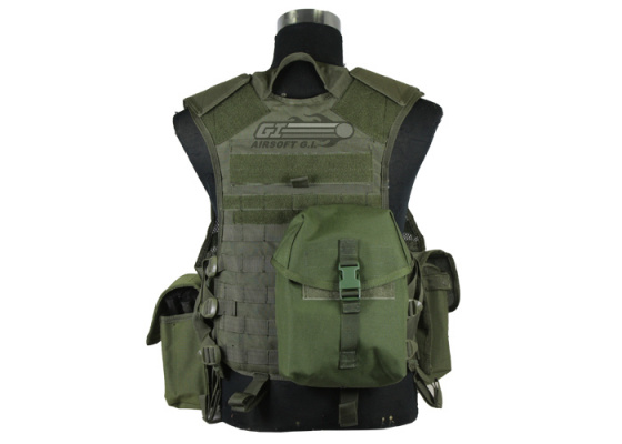 Condor Outdoor Mesh Hydration Vest ( OD Green )