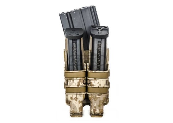 Emerson High Speed Quick Single Rifle / Double Pistol Pouch ( Desert Digital )