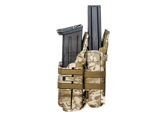 Emerson High Speed Quick Single Rifle / Double Pistol Pouch ( Desert Digital )