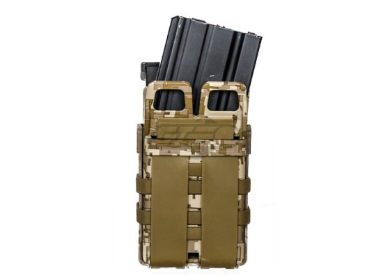 Emerson High Speed Quick Single Rifle / Double Pistol Pouch ( Desert Digital )