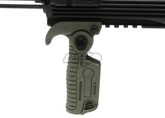 Lancer Tactical AB163 Extendable Folding Vertical Grip (Foliage Green)