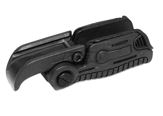 Lancer Tactical AB163 Extendable Folding Vertical Grip ( Black )