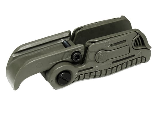 Lancer Tactical AB163 Extendable Folding Vertical Grip (Foliage Green)