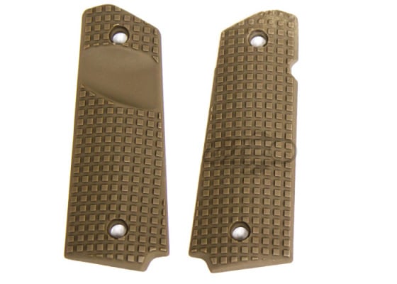 Lancer Tactical Small Squares Series M1911 Grip Panel ( Dark Earth )