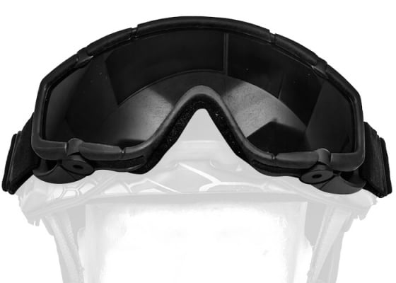 Emerson SI Ballistic Goggles w/ Swivel Clips For Helmet ( Black )