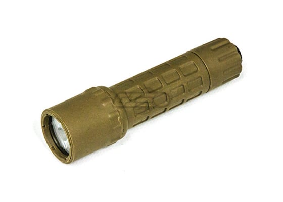 Lancer Tactical F2 CREE Q4 6V LED Flashlight ( Tan )