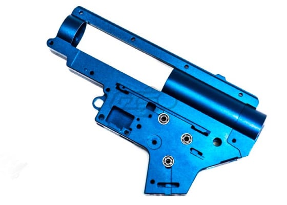 Lancer Tactical Ver. 2 8mm QD Gearbox Shell w/ Bearings ( Blue )