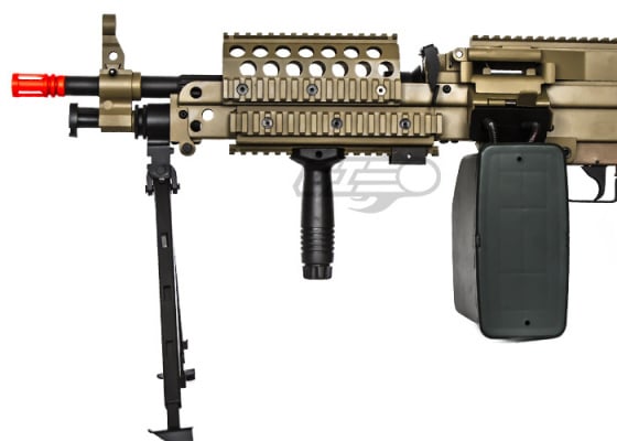 A&K Desert MK46 SPW AEG Airsoft LMG ( Tan )