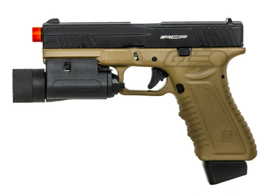 APS ACP Action Combat Pistol CO2 Airsoft Gun ( Dark Earth )